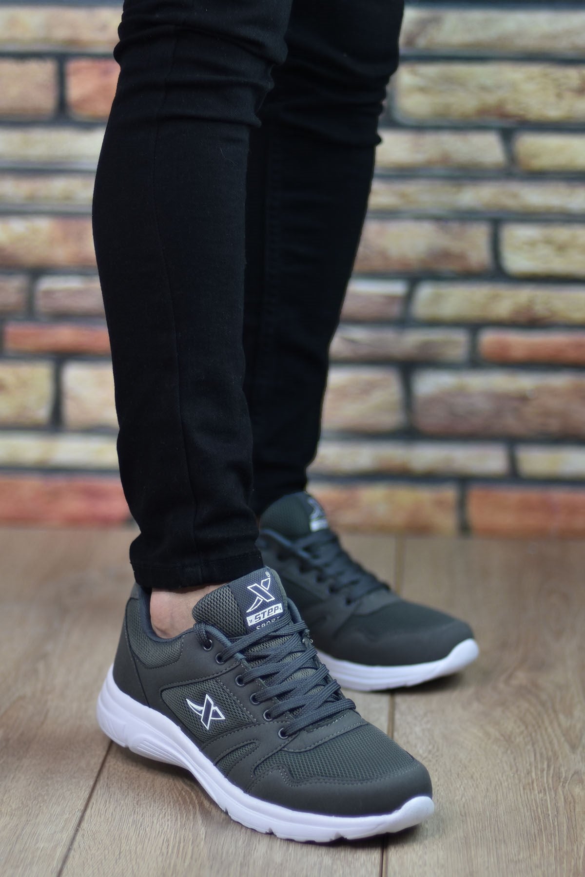 Boy Uzatan Gizli Topuklu Füme Unisex Spor Ayakkabı